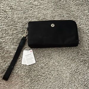 lululemon athletica Black Wristlet Bag